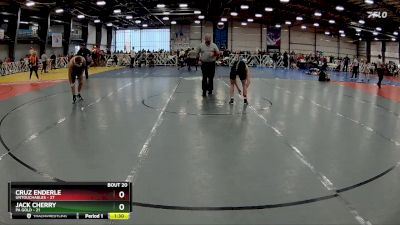 120 lbs Rd# 8- 12:30pm Saturday Final Pool - Jack Cherry, PA Gold vs Cruz Enderle, Untouchables