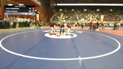 155 lbs Champ. Round 1 - Page Tisdale, Campbell County vs Alix Sorensen, Thermopolis