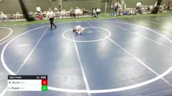 Semifinal - Maddux Bruno, Brush Wrestling Club vs Ladd Riopel, Spearfish Youth Wrestling