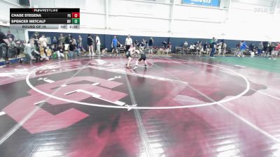 J-102 lbs Round Of 16 - Chase Stegena, PA vs Spencer Metcalf, WV