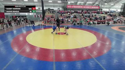 110 lbs Cons. Semi - Daisey Hawkins, York vs Alexis Deagle, Marymount