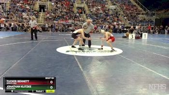 127 lbs Cons. Round 2 - Tucker Bennett, Devils Lake vs Jonathan Klitzke, Dickinson