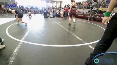 145-165 lbs Rr Rnd 1 - Lorna Carley, Mannford Pirate Youth Wrestling vs Payton Deurloo, Perry Wrestling Academy