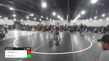 58 lbs Consi Of 4 - Lilliana Yellowhair, Rez Kids vs Heavenly Chavez, Top Rank