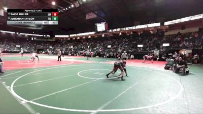 176 lbs Cons. Round 3 - Zaide Miller, Unattached vs Jeramiah Taylor, PIQ1