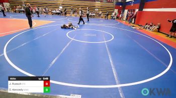 85 lbs 3rd Place - JJ Ruesch, Owasso Takedown Club vs Dee Kennedy, Woodland Wrestling Club