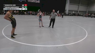 132 lbs Cons. Rd Of 16 - Remington Judd, Grindhouse Wrestling Club vs Trevor Christenson, Basehor-Linwood High School Wrestling