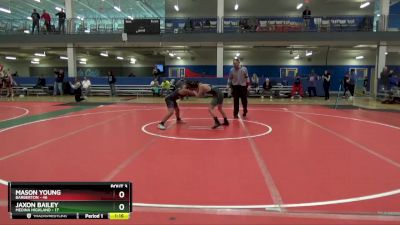 110 lbs Round 1 (6 Team) - Mason Young, Barberton vs Jaxon Bailey, Medina Highland