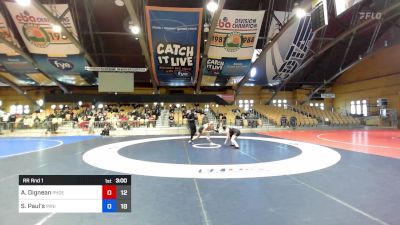 132 lbs Rr Rnd 1 - Aubree Dignean, Phoenix vs Sara Paul's, Minisink Valley