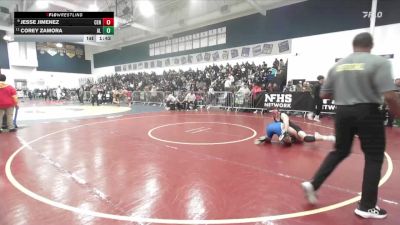 150 lbs Champ. Round 1 - Corey Zamora, Alta Loma vs Jesse Jimenez, Centennial (Corona)
