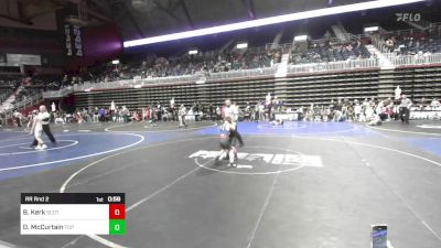 70 lbs Rr Rnd 2 - Brixton Kerk, Scottsbluff WC vs Dominic McCurtain, Top Of The Rock WC