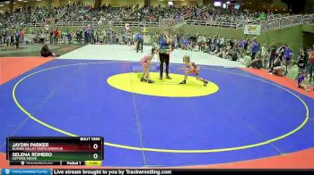 50 lbs Cons. Round 3 - Selena Romero, Cottage Grove vs Jaydin Parker, Illinois Valley Youth Wrestlin