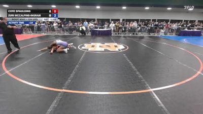 124 lbs Consi Of 32 #2 - Cote Spaulding, AL vs Zuri Mccalpine-ingram, GA
