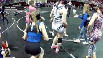 138 lbs Champ. Round 2 - Kierra Rinkol, Norfolk Jr Wrestling vs Dakota Cheloha, Pioneer Wrestling Club