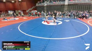 77 lbs Semifinal - Isiah Doane, Cody Wrestling Club vs Jesse Gortney, Tri-State Grapplers
