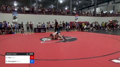 65 kg Quarterfinal - Jaxon Joy, Wadsworth Grizzly Wrestling Club vs Koy Buesgens, Wolfpack RTC