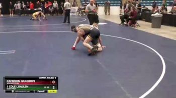 149 lbs Champ. Round 3 - 1 Cole Luallen, Reinhardt vs Cameron Hargrove, William Penn