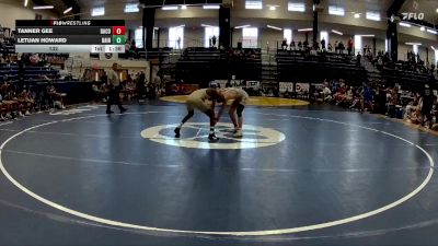 132 lbs Quarters & 1st Wb (16 Team) - LeTuan Howard, Bainbridge vs Tanner Gee, Dawson County