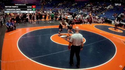 190 lbs Semifinal - Samantha Diehl, Hampshire vs Payton Temple, Clifton (Central)