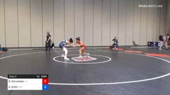 57 kg Consolation - Serena Cervantes, Hill Country Wrestling Club vs Karoline Ortiz, Missouri Baptist Wrestling Club