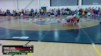 149 lbs Cons. Round 3 - Nicholas Paolucci, York (PA) vs Manny Lucas, Shenandoah University