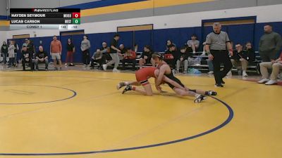 114 lbs Consy 1 - Hayden Seymour, Moon Area vs Lucas Carson, West Allegheny