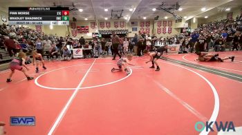 52 lbs Consi Of 4 - Finn Morse, Sallisaw Takedown Club vs Bradley Shadwick, Berryhill Wrestling Club