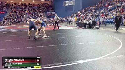 144 lbs Cons. Round 2 - Antonio Arguello, Newtown vs Chase Thompson, Salesianum