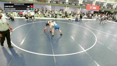 Junior Boys - 165 lbs Cons. Round 4 - Ethan Hague, Eastside United Wrestling Club vs Liam Eller, Sanderson Wrestling Academy