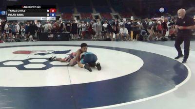 126 lbs Champ. Rd Of 64 - Cruz Little, Pennsylvania vs Dylan Saba, Colorado