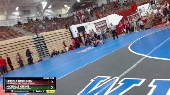 150 lbs 1st Place Match - Lincoln Hinchman, Contenders Wrestling Acadamy vs Nicholas Atkins, Whiteland Wrestling Club