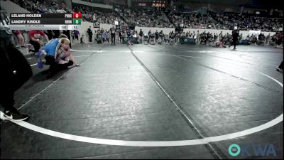 105 lbs 5th Place - Leland Holden, Ponca City Wildcat Wrestling vs Landry Kindle, Hornet Wrestling