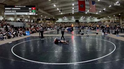 106 lbs Semis & 1st Wb (8 Team) - Jeremy Lundberg, Munford High School vs Jordan Frye, Tullahoma High School