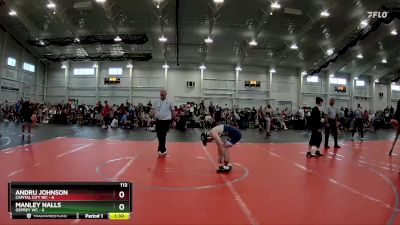 113 lbs Round 3 (4 Team) - Manley Nalls, Osprey WC vs Andru Johnson, Capital City WC