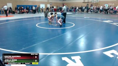 130lbs Cons. Round 4 - Amelia Ennis, Richland (Girls) vs Kaycee Nagorka, Skyview (Girls)