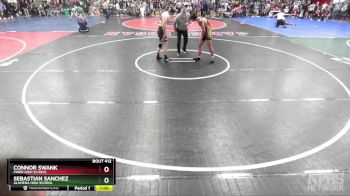 167 lbs Cons. Round 1 - Connor Swank, Piner High School vs Sebastian Sanchez, Alameda High School