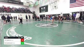 182 lbs Final - Philip Castro, Brawley vs Matthew Gutierrez, Brawley