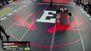 Cons. Round 2 - Briana Onnen, Aurora Girls vs Lanica Zimmerman, Overton Girls