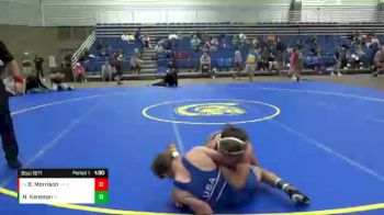 123 lbs Champ. Round 2 - Bryce Morrison, Hamilton Hawkeye WC vs Nicolas Keneson, Bulldog Premier