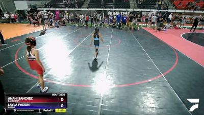 60-65 lbs Round 4 - Anahi Sanchez, California vs Layla Pasion, Hawaii