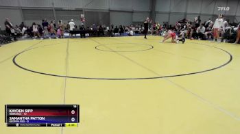 140 lbs Quarterfinals (8 Team) - Kayden Sipp, Nebraska vs Samantha Patton, Georgia Red