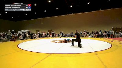 50-55 lbs Champ. Round 3 - Liliana Villavicencio, OK vs Kaisynn Keefhaver, MO