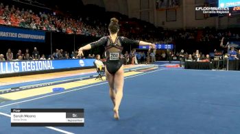 Sarah Means - Floor, Boise State - 2019 NCAA Gymnastics Regional Championships - Oregon State