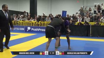 Nicholas William Princiotta vs Donavon Nigel Greene 2026 Pan IBJJF Jiu-Jitsu No-Gi Championship