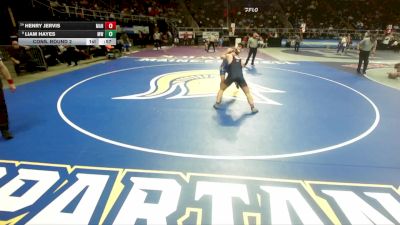 I-165 lbs Cons. Round 2 - Henry Jervis, Manhasset vs Liam Hayes, Monroe-Woodbury