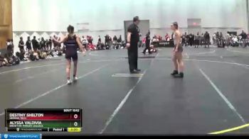 101 lbs Semifinal - Alyssa Valdivia, Brewton-Parker College vs Destiny Shelton, Indiana Tech