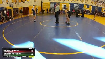 120 Gold Round 1 - Bradley Patterson, Camden County vs Antonio Morales, Southwest Miami