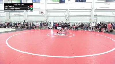 132 lbs Final - Cael Bruce, NY vs Lucas Christopher, MI