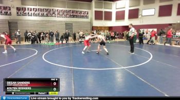 135 lbs Quarterfinal - Kolten Rodgers, Team Prestige vs Degan Sanders, Manti Wrestling Club