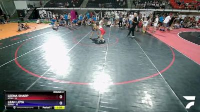 96 lbs Round 2 (8 Team) - Leena Sharp, Utah vs Leah Loya, Idaho